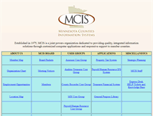 Tablet Screenshot of mcis.cog.mn.us